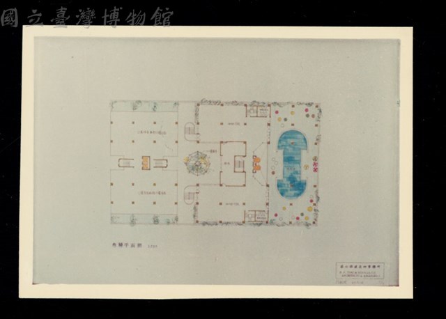 (彩色照片)叁層平面圖藏品圖，第1張