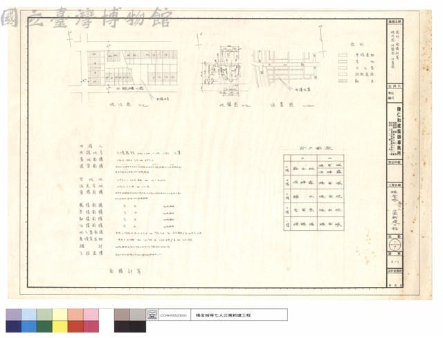 現況圖,地盤圖,位置圖,圖例,面積計算藏品圖，第1張