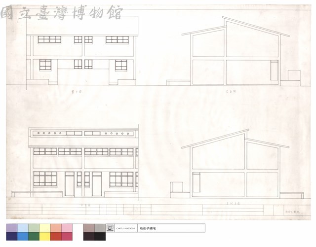 正立面,背立面,右立面,左側立面藏品圖，第1張