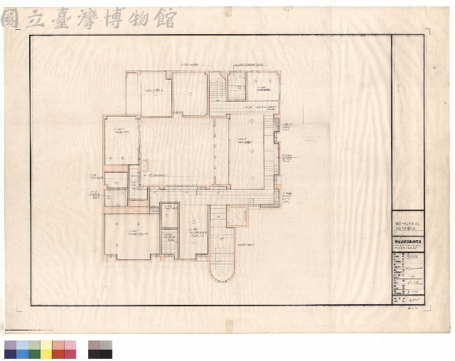 三樓平頂平面圖藏品圖，第1張
