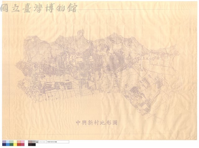 中興新村地形圖藏品圖，第1張