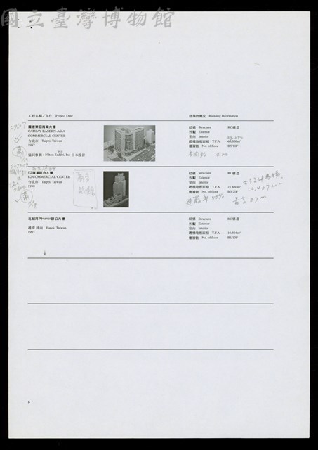 規劃案年表-6(手寫修正)藏品圖，第1張