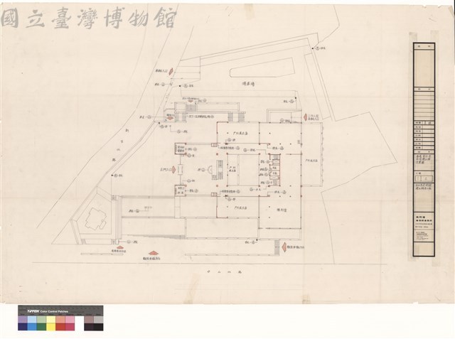 廣場、室內一層各項標示牌位置圖藏品圖，第1張