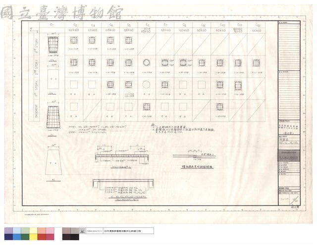 柱筋表,3S0