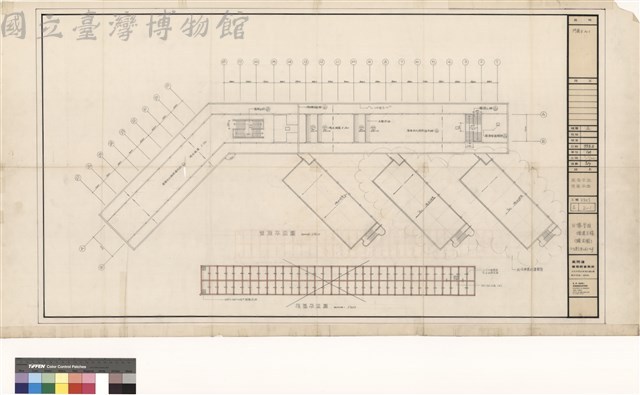 屋頂平面 筏基平面藏品圖，第1張