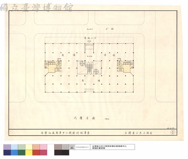 貳層平面藏品圖，第1張