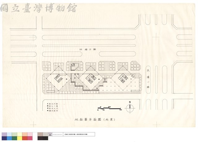 地面層平面圖(丙案)藏品圖，第1張