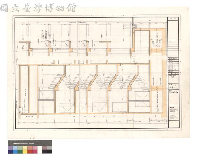 樓梯間A剖面圖 剖面圖藏品圖，第1張