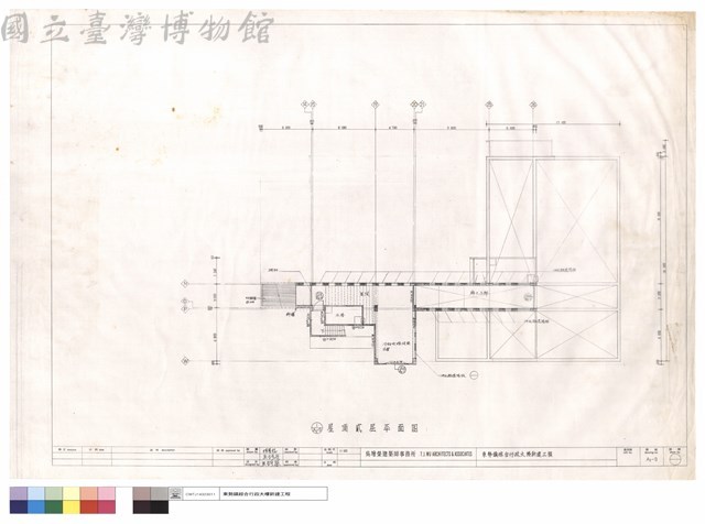 屋頂貳層平面圖藏品圖，第1張