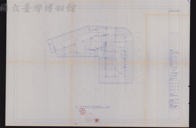 地下貳層插座平面配置圖藏品圖，第1張