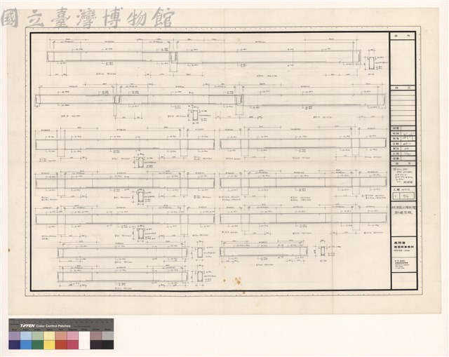 梁 2b1a. 2B2 2B8. 2b3. 2B3 2~R Cb1. b1 2~R Cb2. 3~Rb2 2~3b0 b4. 配筋图藏品圖，第1張