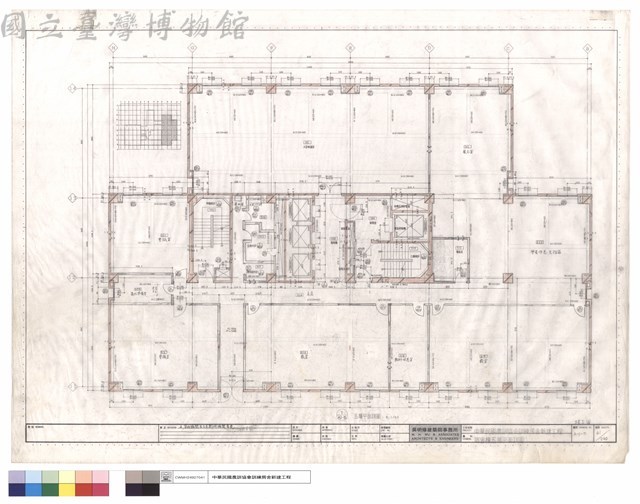 五層平面詳圖(宿舍棟)藏品圖，第1張
