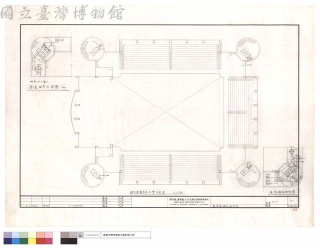 觀眾席(機房)配管圖藏品圖，第1張