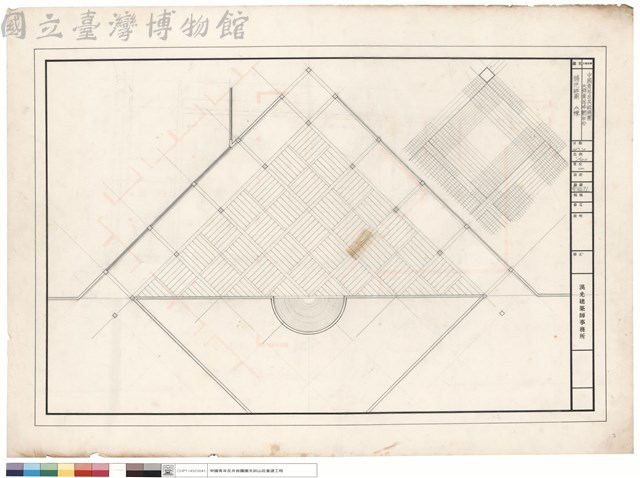 鋪地詳圖，A棟藏品圖，第1張