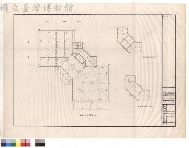 屋頂層結構平面藏品圖，第1張