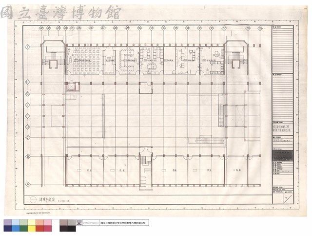 傢俱平面圖(肆樓A)歷史系所藏品圖，第1張