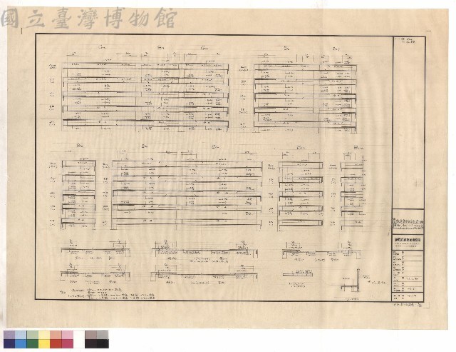 樓版(S1,2,cS1,S,Sw,Sa,Sb),G22~24,B6~10,B12,12a配筋(甲)藏品圖，第1張