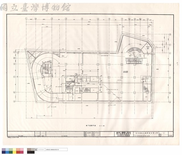 地下壹層給排水設備平面圖藏品圖，第1張