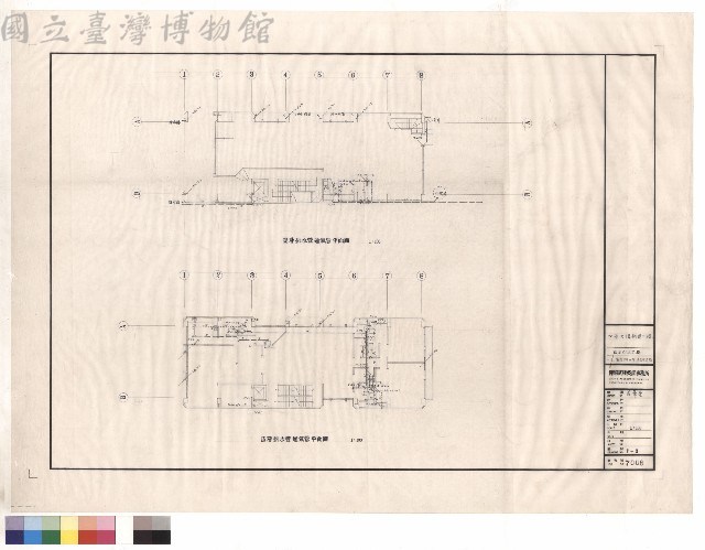 給水排水工程/壹層伍層排水管通氣管平面圖藏品圖，第1張