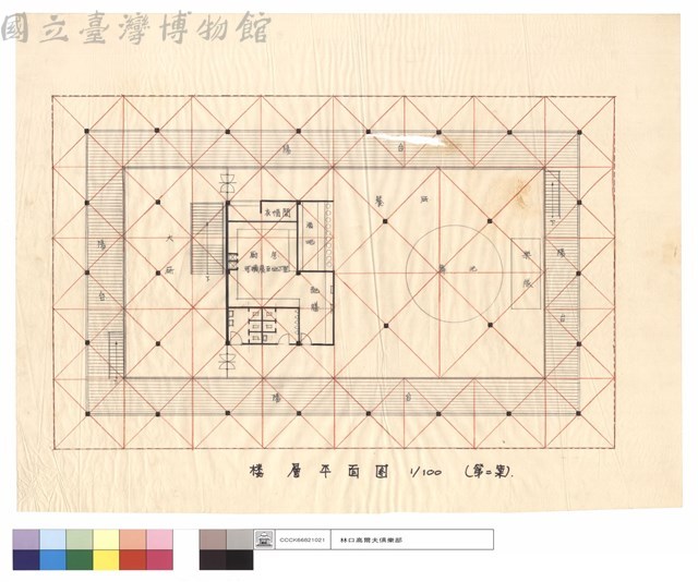 樓層平面圖(第二案)藏品圖，第1張