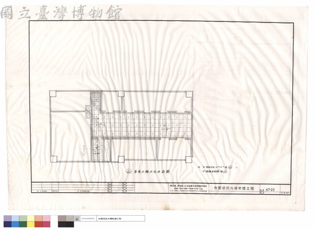 壹層大廳天花平面圖藏品圖，第1張