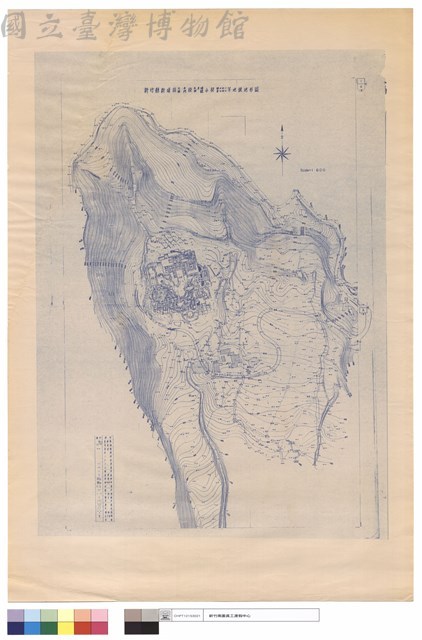新竹縣新埔鎮地號地形圖藏品圖，第1張