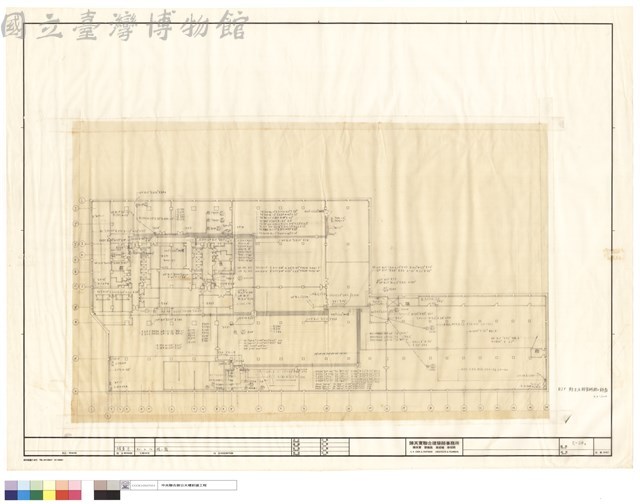 B2F動力及幹管綫施工詳圖藏品圖，第1張