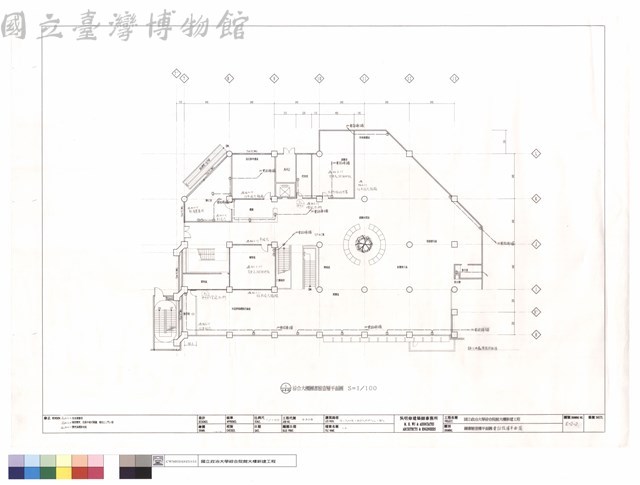 圖書館壹樓,電話設備平面圖藏品圖，第1張