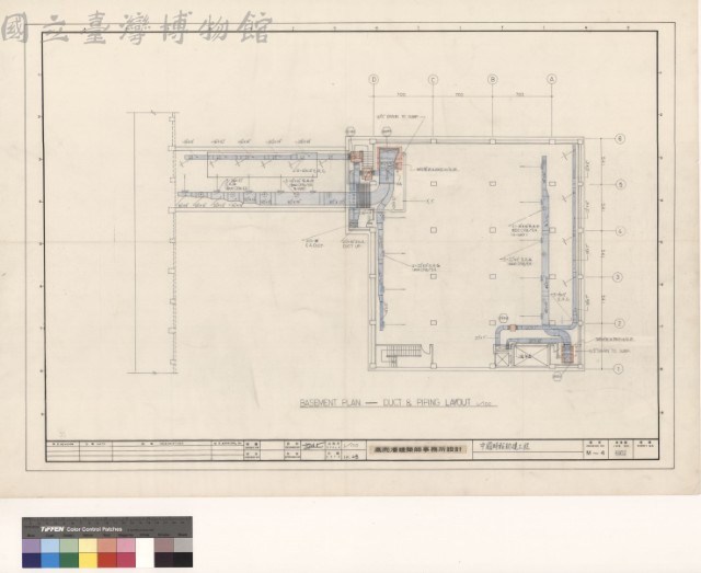 (BASEMENT PLAN - DUCT & PIPING LAYOUT)藏品圖，第1張