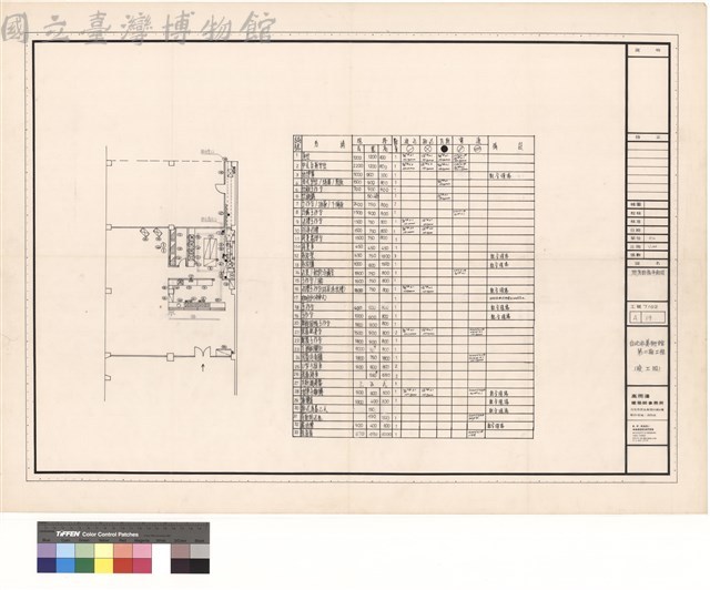 廚房設備平面圖藏品圖，第1張