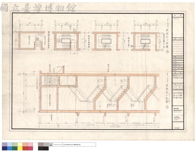 樓梯A(3RDF~RF)剖面圖.平面圖藏品圖，第1張