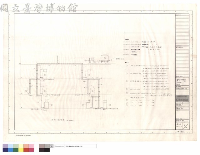 冷卻水昇位圖,圖例,附註藏品圖，第1張