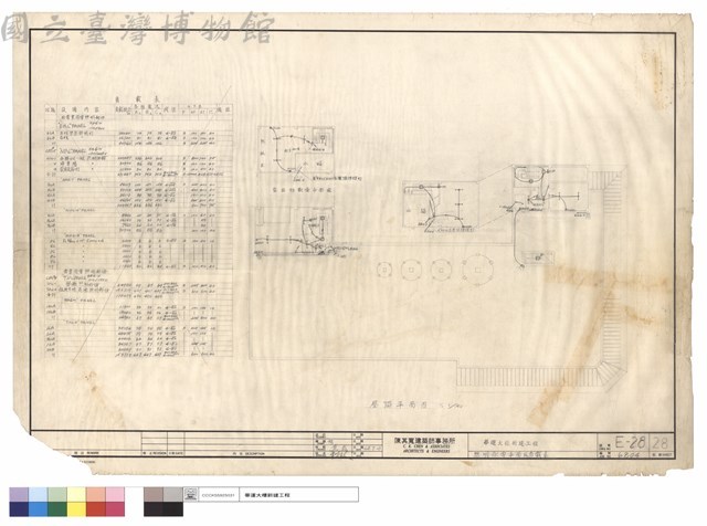 照明配電平面及負載表藏品圖，第1張