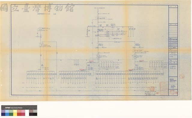 電氣工程 
受變電設備單線結線圗藏品圖，第1張