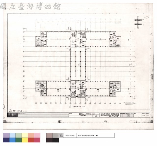 捌層中央棟平面圖藏品圖，第1張
