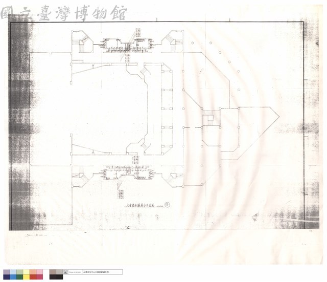 大會堂叁樓排水平面圖藏品圖，第1張