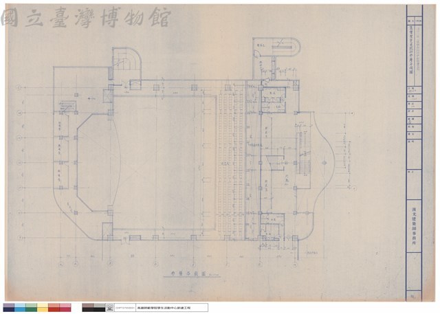 集會堂變更設計參層平面圖藏品圖，第1張