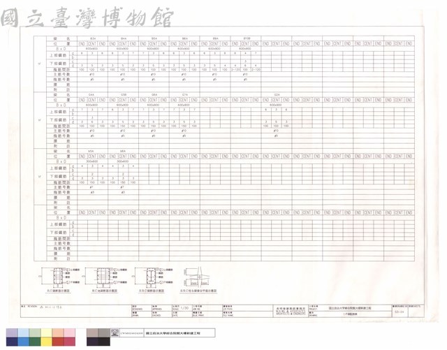 1F梁配筋表藏品圖，第1張