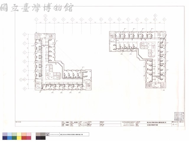 拾伍樓水管配置平面圖藏品圖，第1張