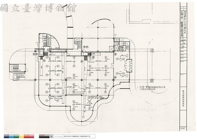 空調工程─一樓風管平面佈置圖藏品圖，第1張