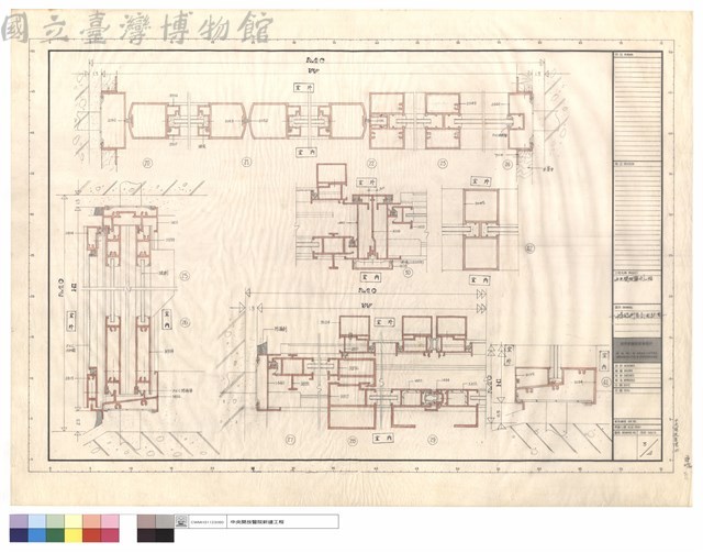 中華鋁門窗剖面詳圖藏品圖，第1張