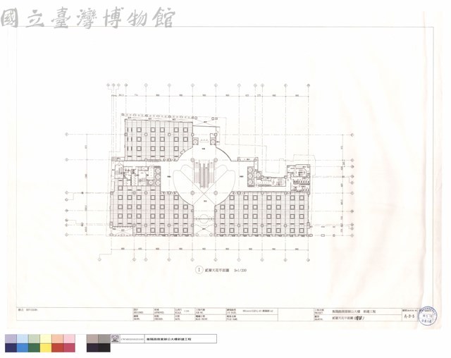 貮層天花平面圖(增築)藏品圖，第1張