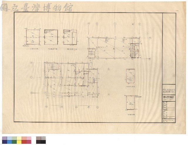 屋頂層結構平面藏品圖，第1張