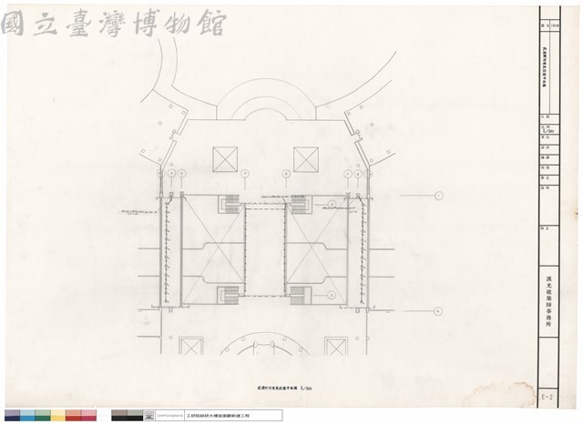 貳層電氣照明設備平面圖藏品圖，第1張