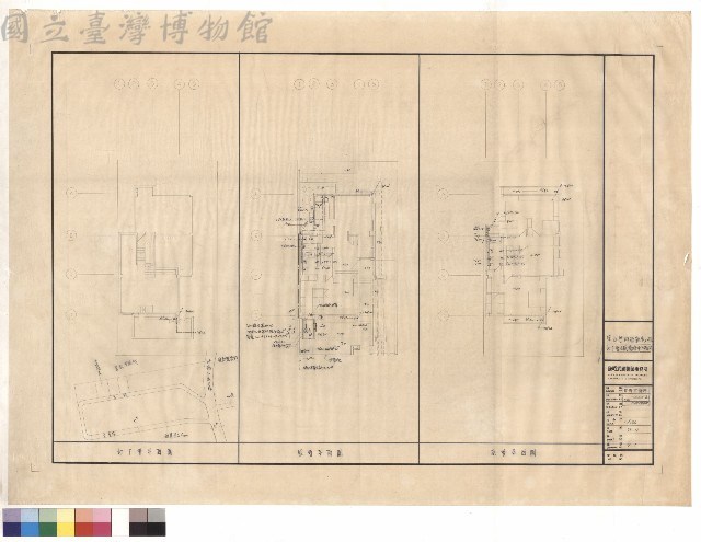 地下層至貳層給水平面圖藏品圖，第1張