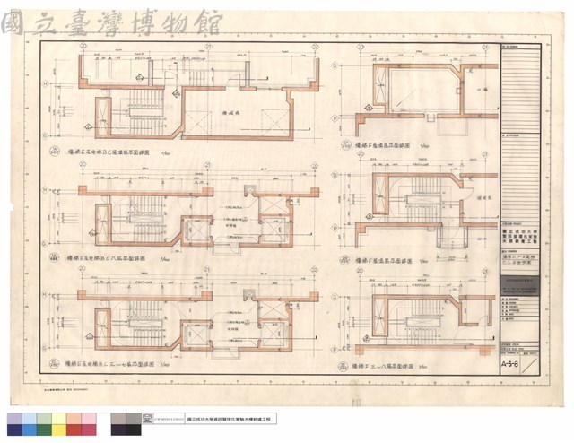 樓梯E、F及電梯B、C平面詳圖藏品圖，第1張