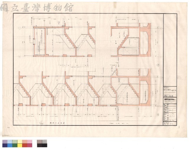 樓梯D剖面圖藏品圖，第1張