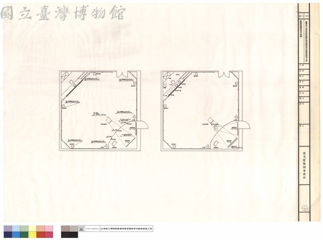 閣樓視廳教室平面圖藏品圖，第1張