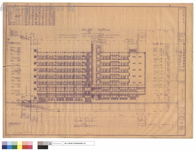 側正面立面圖藏品圖，第1張