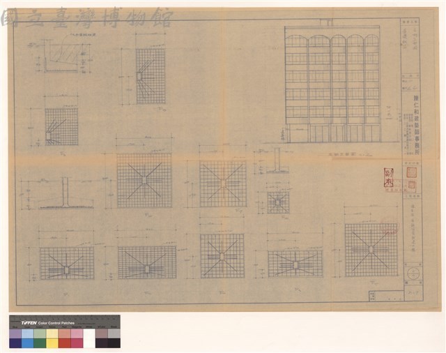 右側立面圖 基礎配筋藏品圖，第1張